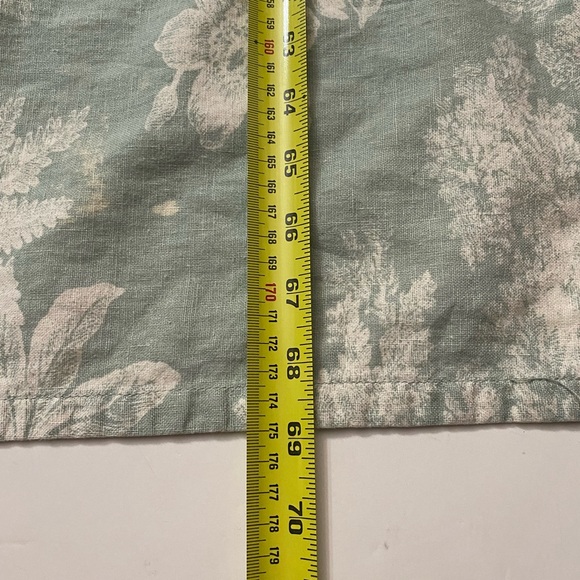 Pottery Barn MATINE TOILE Shower Curtain PORCELAIN BLUE FRENCH LIGHT GREEN - Picture 2 of 13